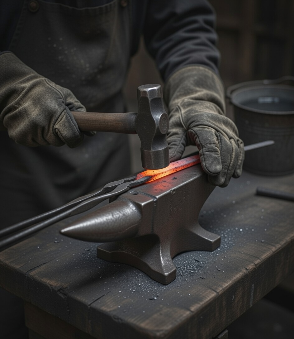 Blacksmith at work